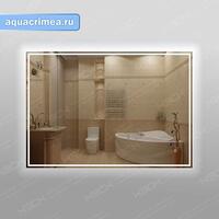 Зеркало 303ску с LED подсветкой 9,6 Вт/м 70 х 100 см с сенсорным выключателем универсальное креплени